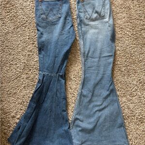 Flared Blue Wrangler Women's Jeans